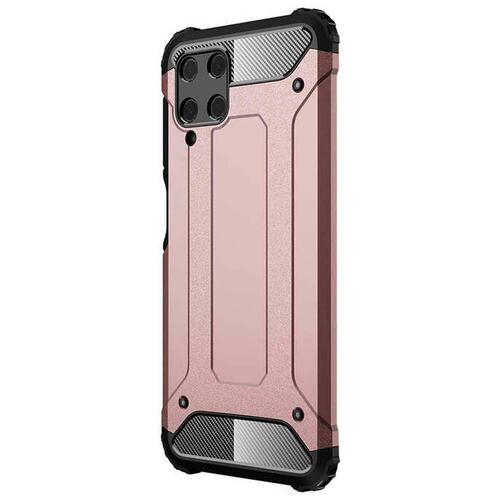 Microsonic Samsung Galaxy M22 Kılıf Rugged Armor Rose Gold