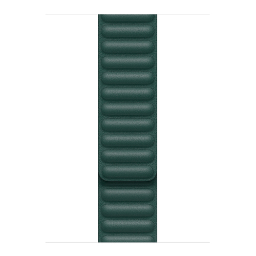 Microsonic Apple Watch Series 11 42mm Kordon Leather Link Band Koyu Yeşil