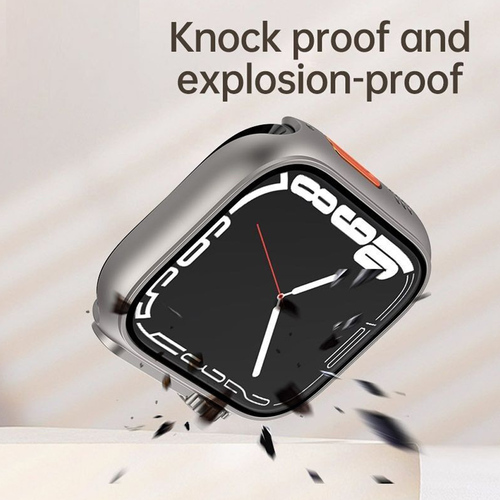 Microsonic Apple Watch SE 3 40mm Kılıf Apple Watch Ultra Dönüştürücü Ekran Koruyucu Kasa Yıldız Işığı