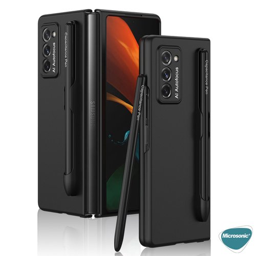 Microsonic Samsung Galaxy Z Fold 2 Kılıf S-Pen Fold Edition Siyah