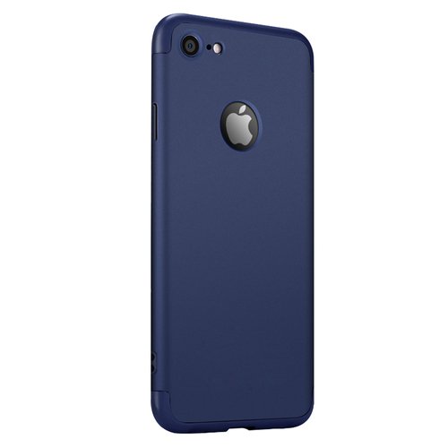 Microsonic Apple iPhone 6 Plus Kılıf Double Dip 360 Protective Lacivert