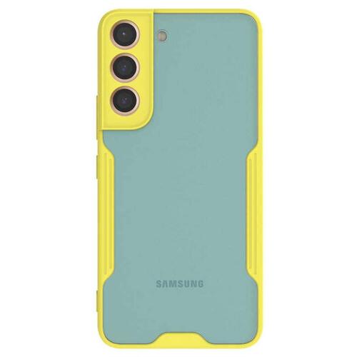 Microsonic Samsung Galaxy S22 Plus Kılıf Paradise Glow Sarı