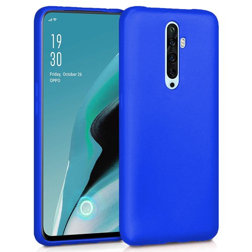 Microsonic Matte Silicone Oppo Reno 2Z Kılıf Mavi