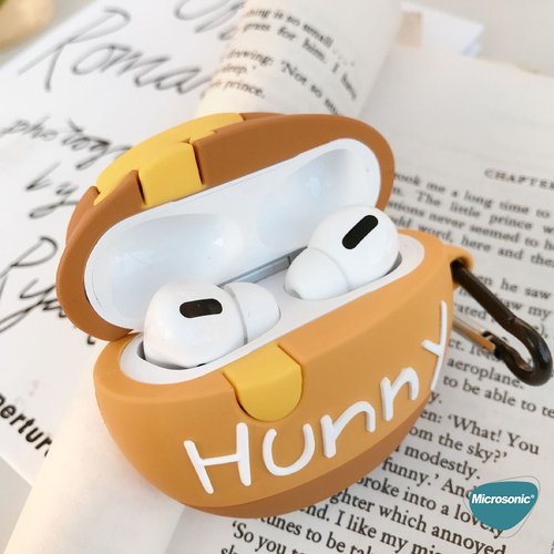 Microsonic AirPods Pro Kılıf Cartoon Figürlü Silikon Crtn-Fgr-Hnny