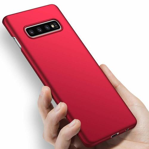 Microsonic Samsung Galaxy S10 Kılıf Premium Slim Kırmızı