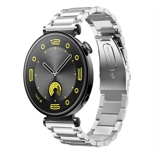 Microsonic Huawei Watch 5 42mm Metal Stainless Steel Kordon Gümüş