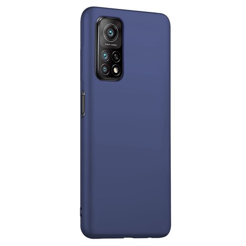 Microsonic Matte Silicone Xiaomi Mi 10T Pro Kılıf Lacivert