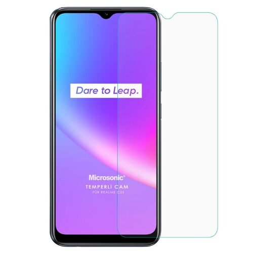 Microsonic Realme C25s Tempered Glass Cam Ekran Koruyucu