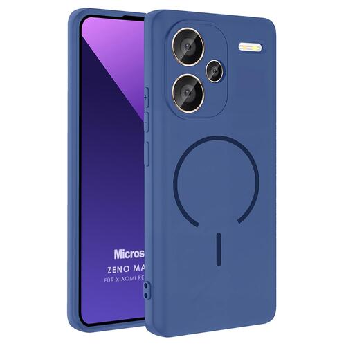 Microsonic Xiaomi Redmi Note 13 Pro Plus 5G Kılıf Zeno MagSafe Lacivert