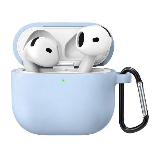 Microsonic Airpods 4.Nesil / ANC Liquid Silicone Lansman Mavi
