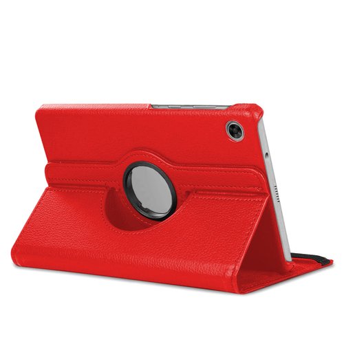 Microsonic Lenovo Tab M10 3.Nesil 10.1`` Kılıf (TB-328F) 360 Rotating Stand Deri Kırmızı