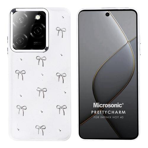 Microsonic Infinix Hot 40 Kılıf PrettyCharm Bow