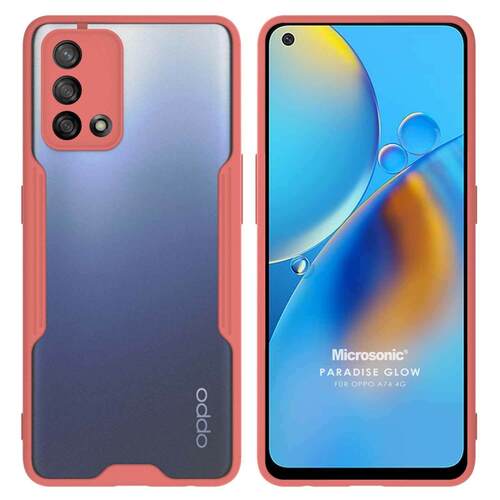 Microsonic Oppo A74 4G Kılıf Paradise Glow Pembe