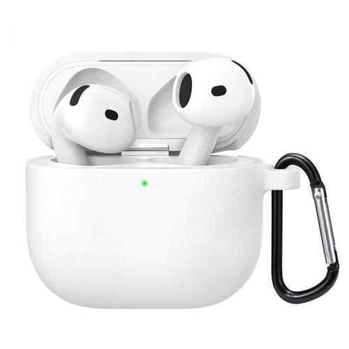 Microsonic Airpods 4.Nesil / ANC Liquid Silicone Lansman Beyaz