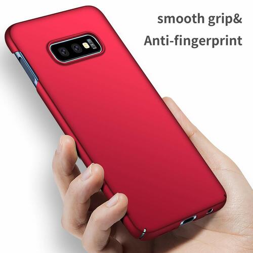 Microsonic Samsung Galaxy S10e Kılıf Premium Slim Kırmızı