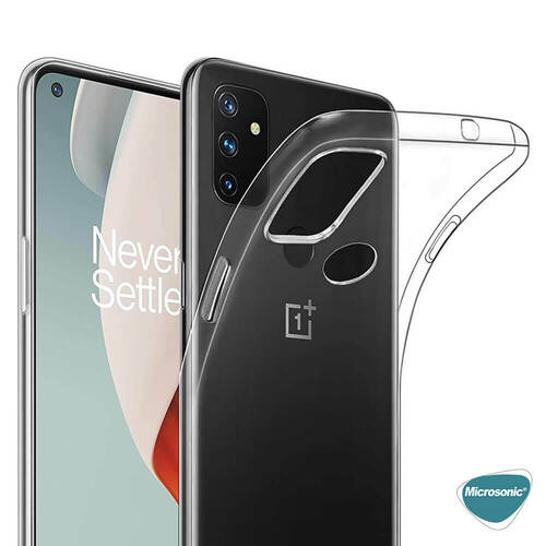 Microsonic OnePlus Nord N100 Kılıf Transparent Soft Beyaz