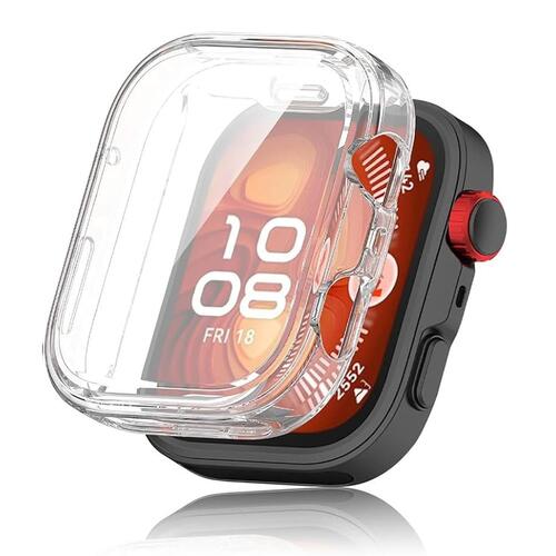 Microsonic Huawei Watch Fit 4 Pro Kılıf 360 Full Round Soft Silicone Şeffaf