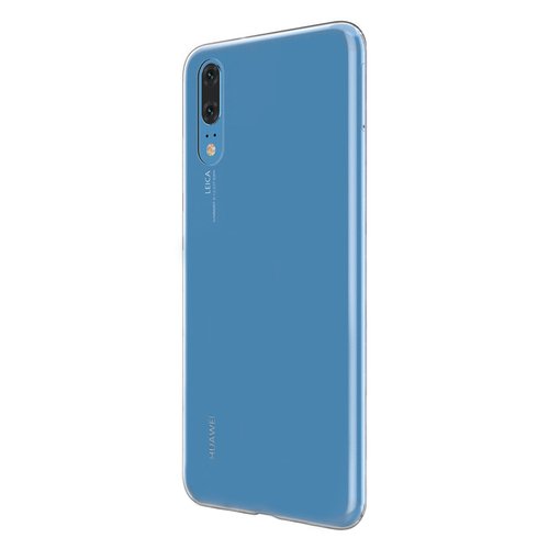 Microsonic Huawei P20 Kılıf Transparent Soft Beyaz