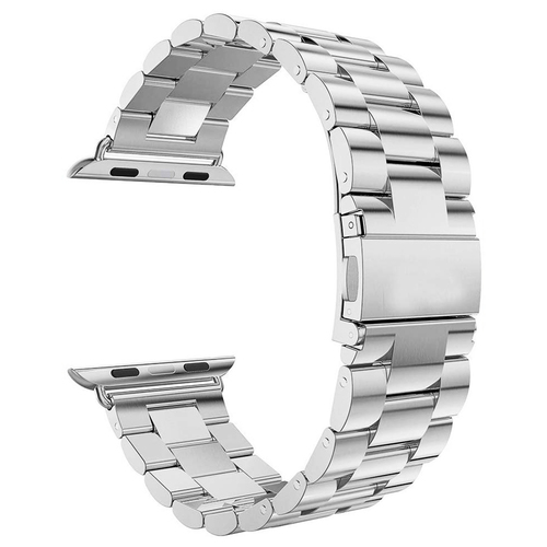 Microsonic Apple Watch Series 11 42mm Metal Stainless Steel Kordon Gümüş