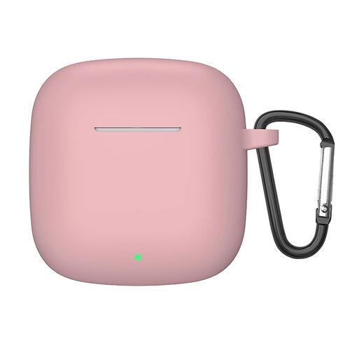 Microsonic Huawei FreeClip 2 Kılıf Askılı Mat Silikon Pembe