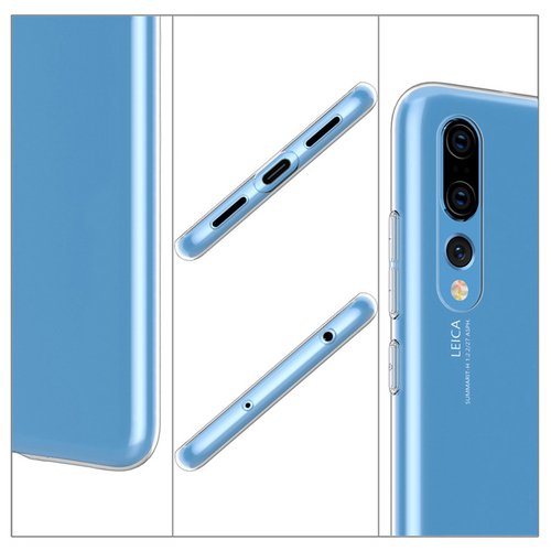 Microsonic Huawei P20 Pro Kılıf Transparent Soft Beyaz