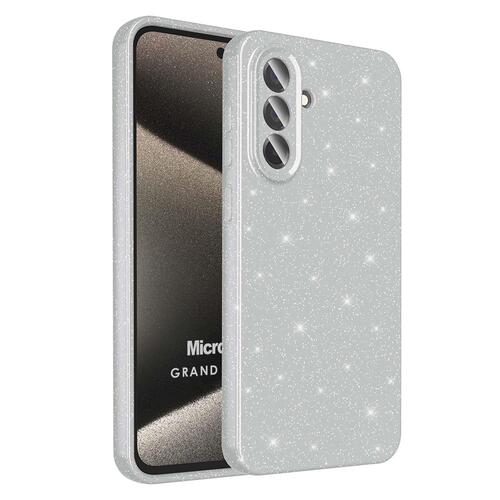 Microsonic Samsung Galaxy A56 Kılıf Grand Stardust Gümüş