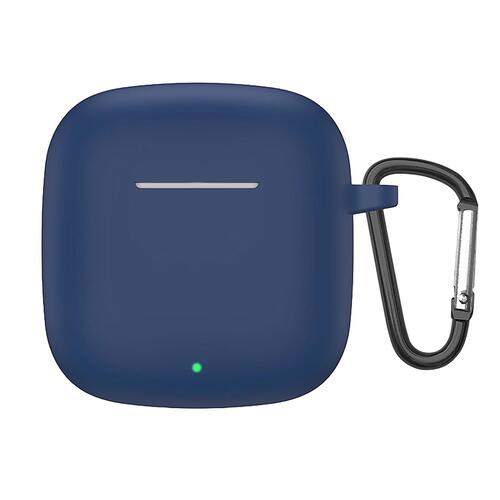 Microsonic Huawei FreeClip 2 Kılıf Askılı Mat Silikon Lacivert