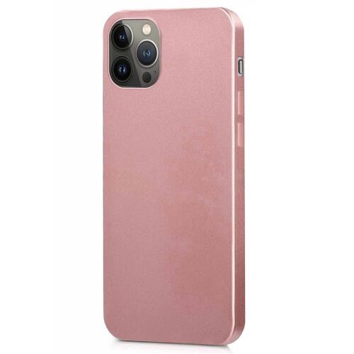 Microsonic Matte Silicone Apple iPhone 14 Pro Kılıf Rose Gold