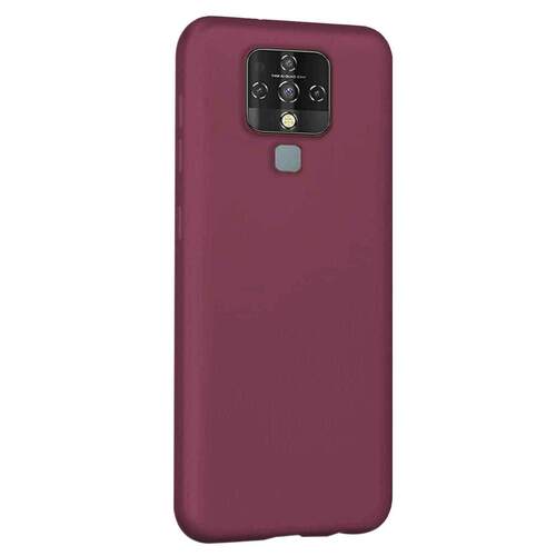 Microsonic Matte Silicone TECNO Camon 16 Kılıf Mor