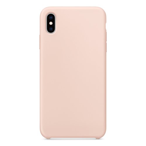 Microsonic Apple iPhone XS Max Kılıf Liquid Lansman Silikon Kum Pembesi