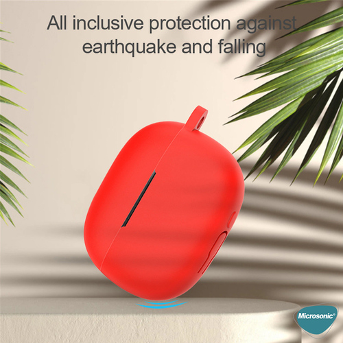 Microsonic Huawei FreeBuds SE 4 ANC Mat Silikon Kılıf Beyaz