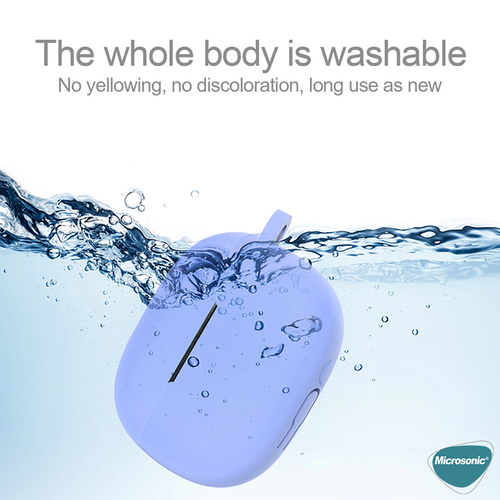 Microsonic Huawei FreeBuds SE 4 ANC Mat Silikon Kılıf Beyaz