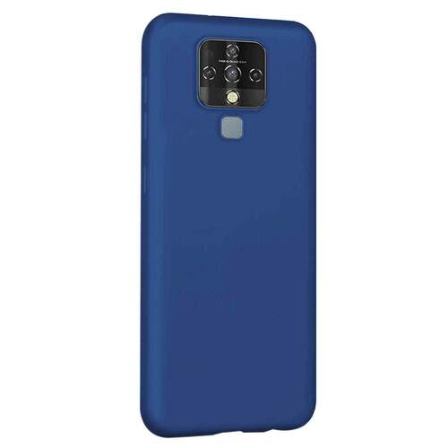 Microsonic Matte Silicone TECNO Camon 16 Kılıf Lacivert