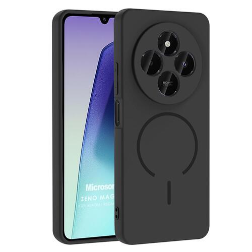 Microsonic Xiaomi Redmi 14C Kılıf Zeno MagSafe Siyah