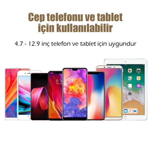 Benks H14 Araç içi Koltuk Arkası Telefon ve Tablet Tutucu Beyaz