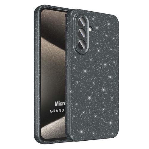 Microsonic Samsung Galaxy A36 Kılıf Grand Stardust Siyah