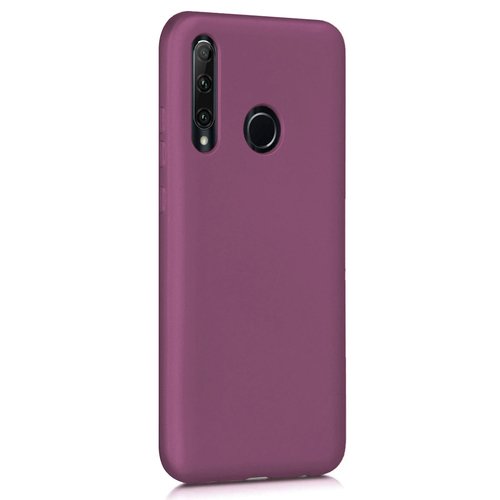 Microsonic Matte Silicone Huawei P40 Lite E Kılıf Mor