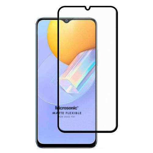 Microsonic Vivo Y51A Seramik Matte Flexible Ekran Koruyucu Siyah