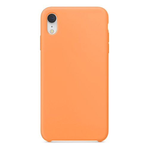 Microsonic Apple iPhone XR Kılıf Liquid Lansman Silikon Papaya