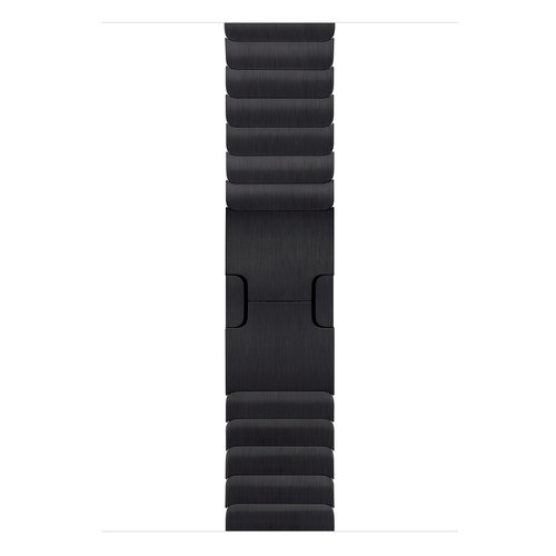 Microsonic Apple Watch Series 8 45mm Kordon Link Bracelet Band Siyah