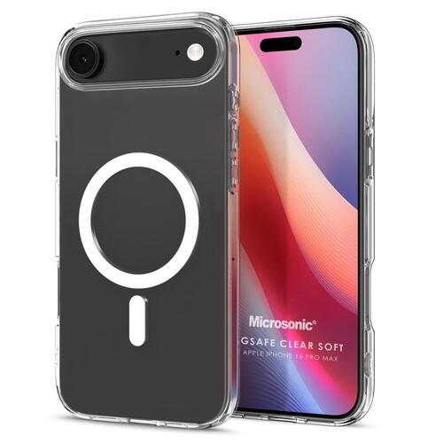 Microsonic Apple iPhone 17 Air Kılıf MagSafe Clear Soft Şeffaf