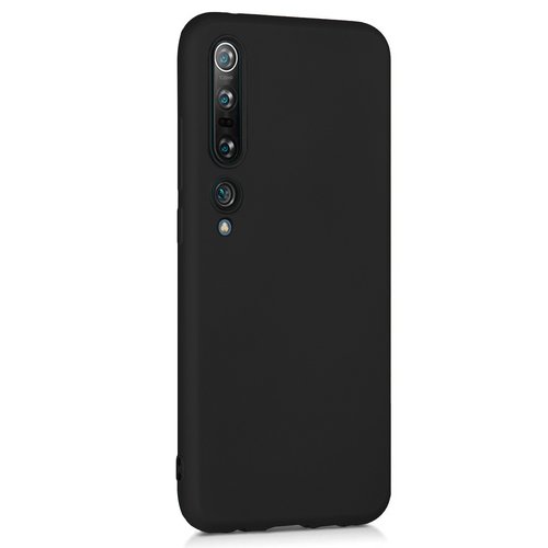 Microsonic Matte Silicone Xiaomi Mi 10 Pro Kılıf Siyah