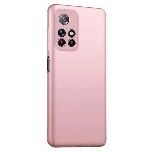 Microsonic Matte Silicone Xiaomi Poco M4 Pro Kılıf Rose Gold