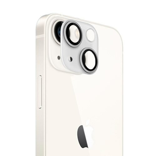 Microsonic Apple iPhone 13 Mini Kamera Lens Koruma Camı V2 Gümüş