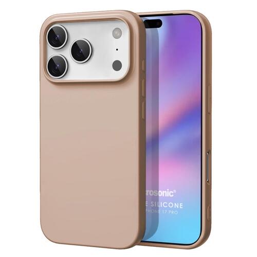 Microsonic Matte Silicone Apple iPhone 17 Pro Max Kılıf Gold