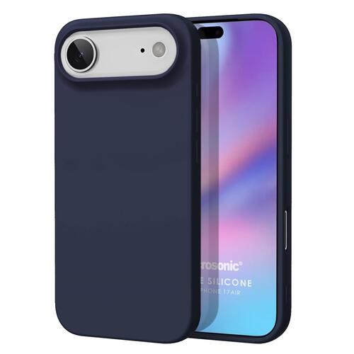 Microsonic Matte Silicone Apple iPhone 17 Air Kılıf Lacivert