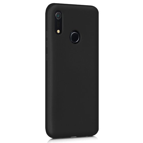 Microsonic Matte Silicone Huawei Y6s 2019 Kılıf Siyah