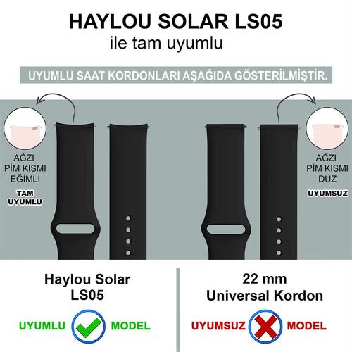 Microsonic Haylou Solar LS05 Silikon Kordon Mavi