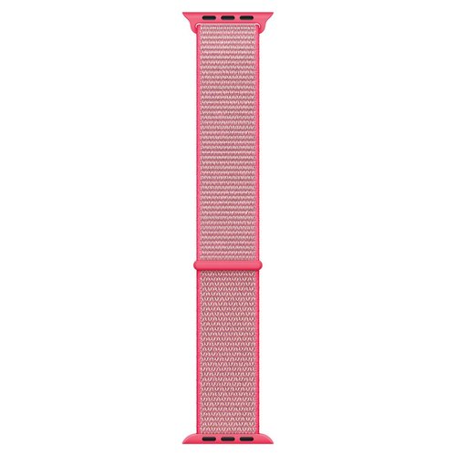 Microsonic Apple Watch Series 9 41mm Hasırlı Kordon Woven Sport Loop Pembe