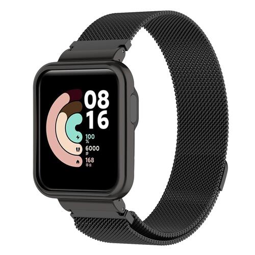 Microsonic Xiaomi Poco Watch Milanese Loop Kordon Siyah